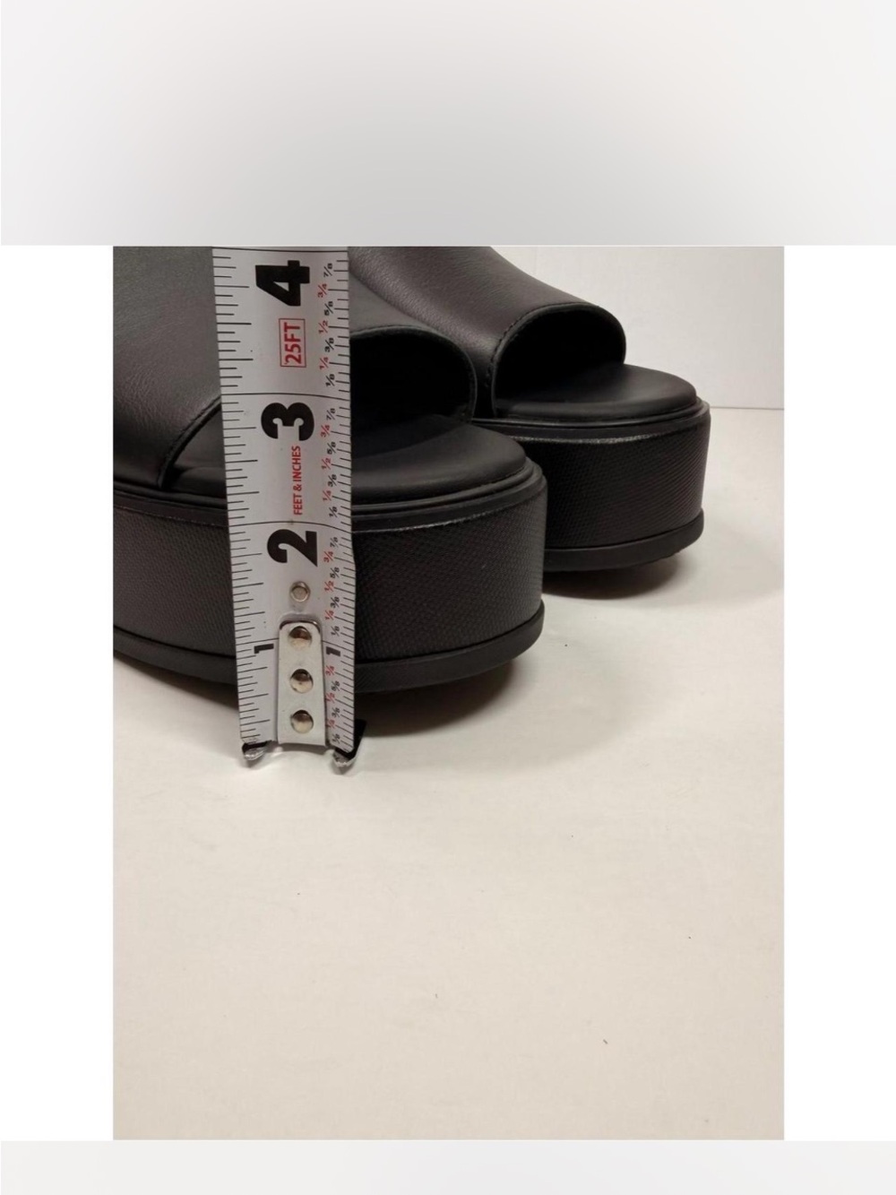 Sorel Black Platform Slide Sandals - Picture 4 of 6